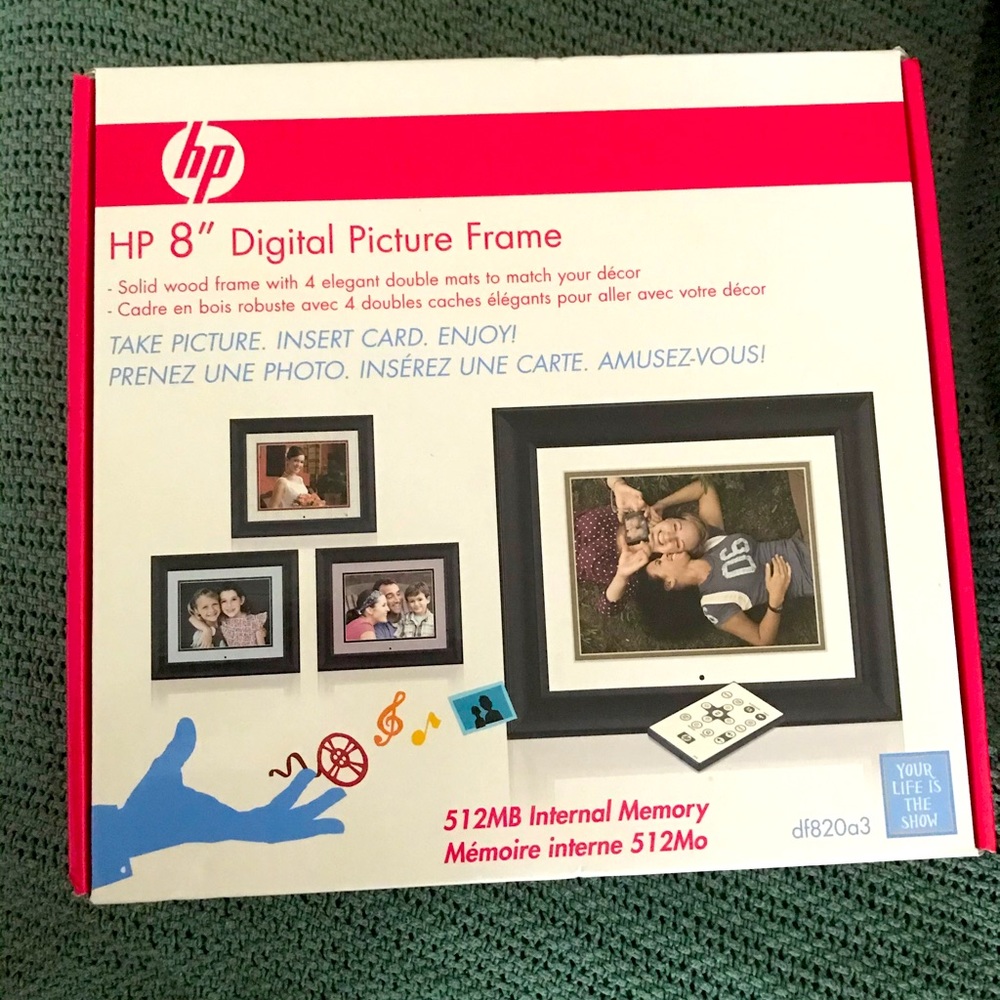 HP 8’ Digital Photo Frame